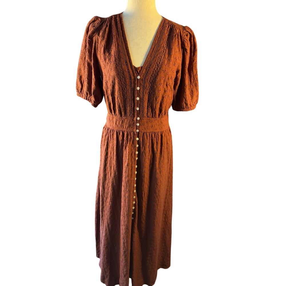 GAP Women's Brown Eyelet Dress